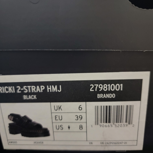 Dr. Martens Ricki Heaven by Marc Jacobs 2-Strap Platform Sandals 8 NWT - Picture 8 of 8